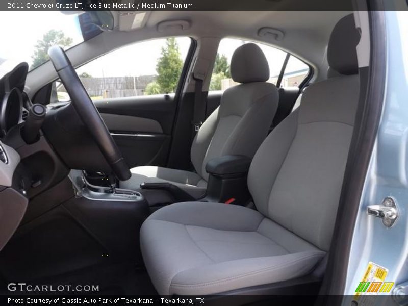 Ice Blue Metallic / Medium Titanium 2011 Chevrolet Cruze LT