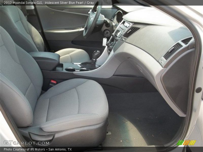 Iridescent Silver Blue Pearl / Gray 2012 Hyundai Sonata GLS