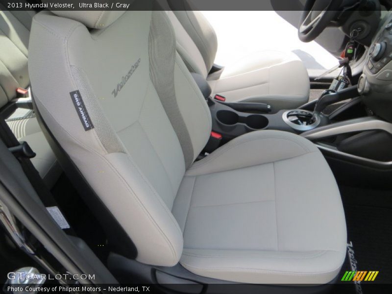 Ultra Black / Gray 2013 Hyundai Veloster