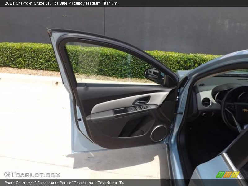 Ice Blue Metallic / Medium Titanium 2011 Chevrolet Cruze LT