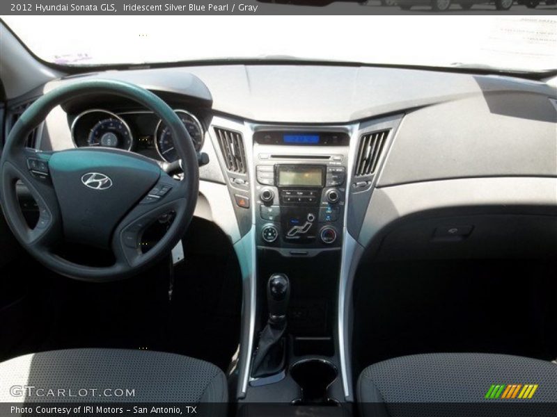 Iridescent Silver Blue Pearl / Gray 2012 Hyundai Sonata GLS