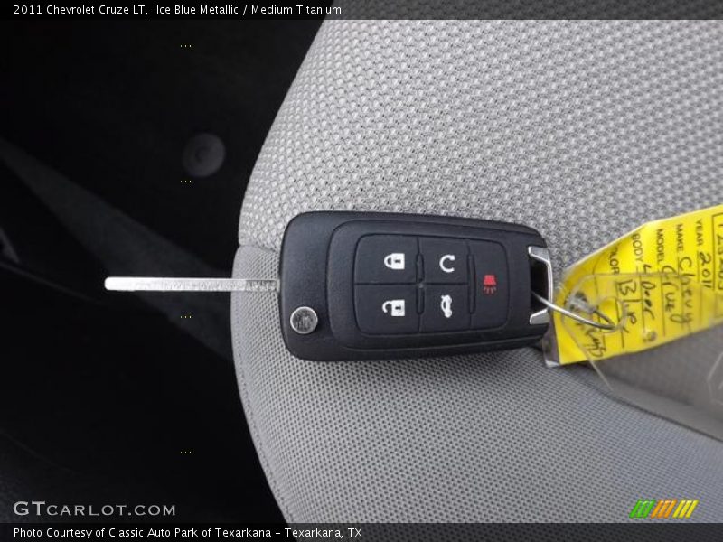 Ice Blue Metallic / Medium Titanium 2011 Chevrolet Cruze LT