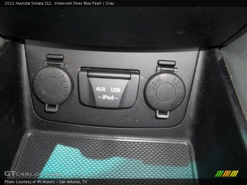Iridescent Silver Blue Pearl / Gray 2012 Hyundai Sonata GLS