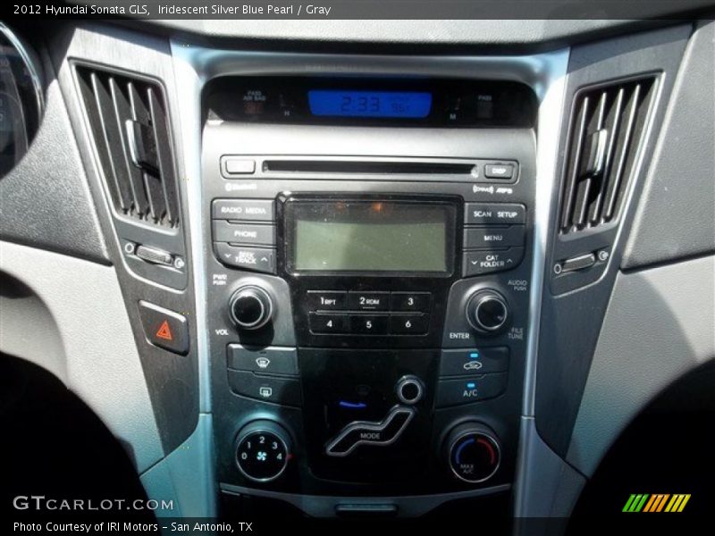 Iridescent Silver Blue Pearl / Gray 2012 Hyundai Sonata GLS