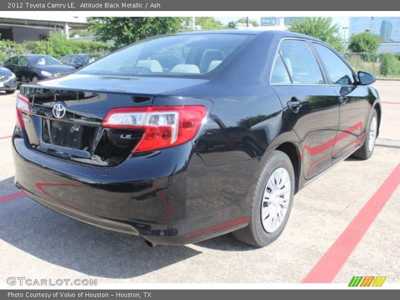 Attitude Black Metallic / Ash 2012 Toyota Camry LE