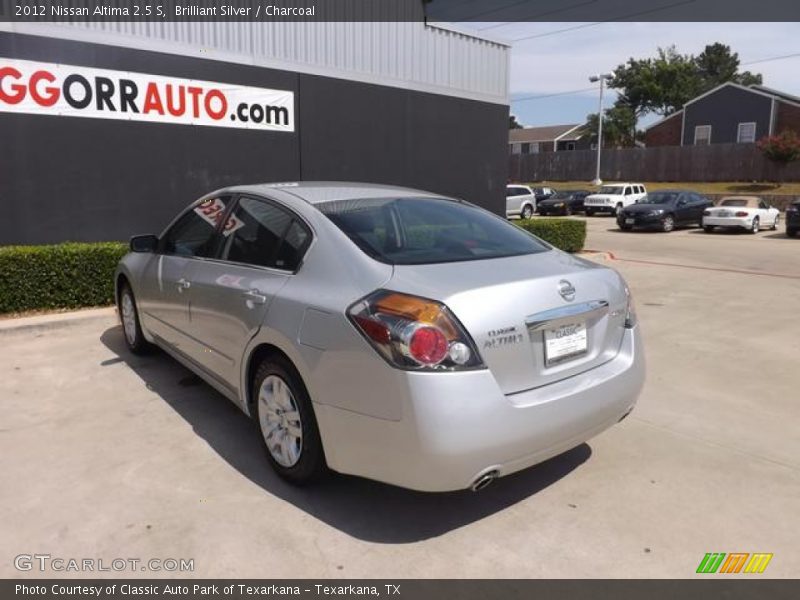 Brilliant Silver / Charcoal 2012 Nissan Altima 2.5 S