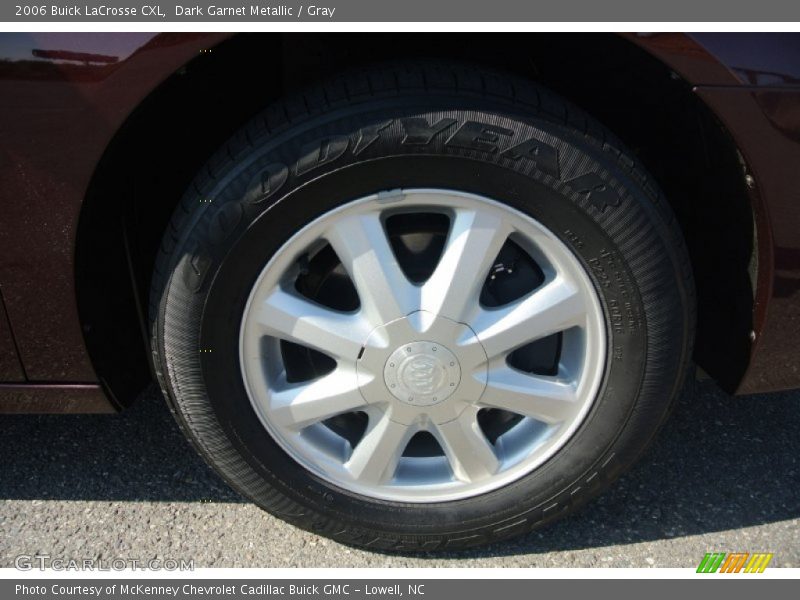 Dark Garnet Metallic / Gray 2006 Buick LaCrosse CXL