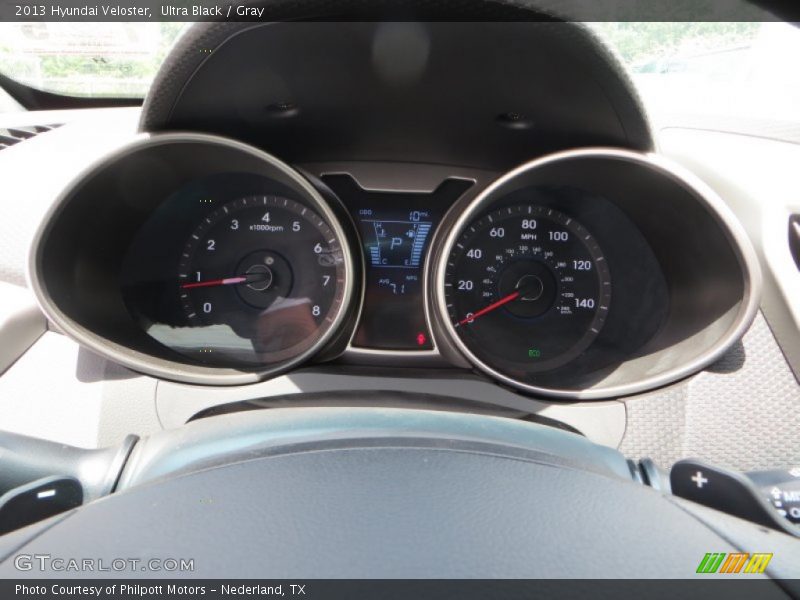Ultra Black / Gray 2013 Hyundai Veloster