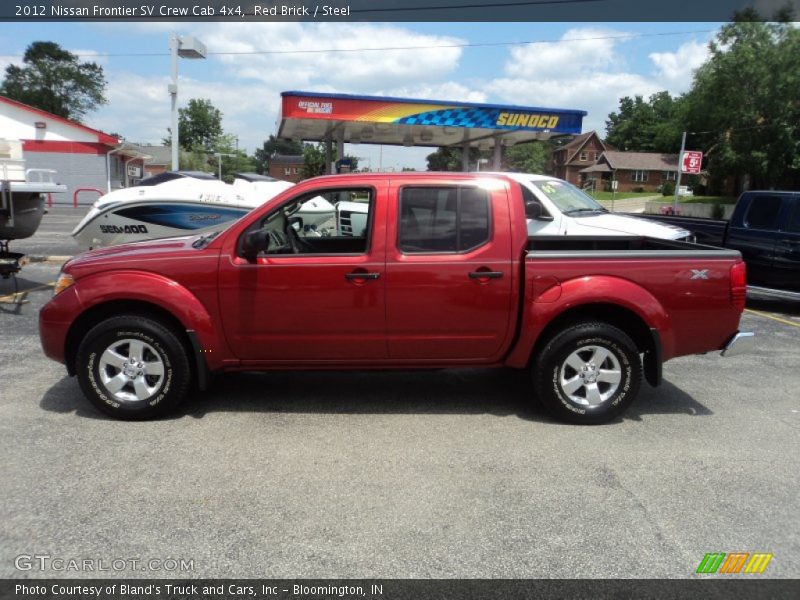 Red Brick / Steel 2012 Nissan Frontier SV Crew Cab 4x4