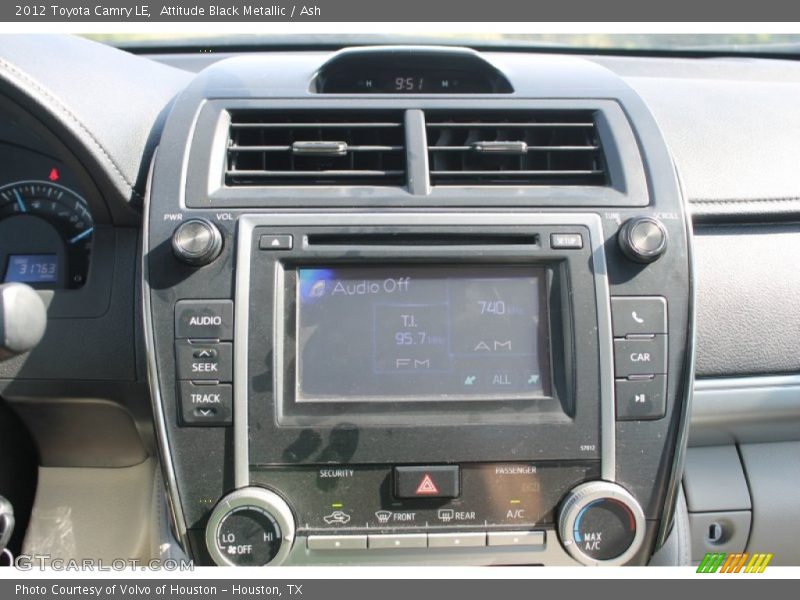 Attitude Black Metallic / Ash 2012 Toyota Camry LE