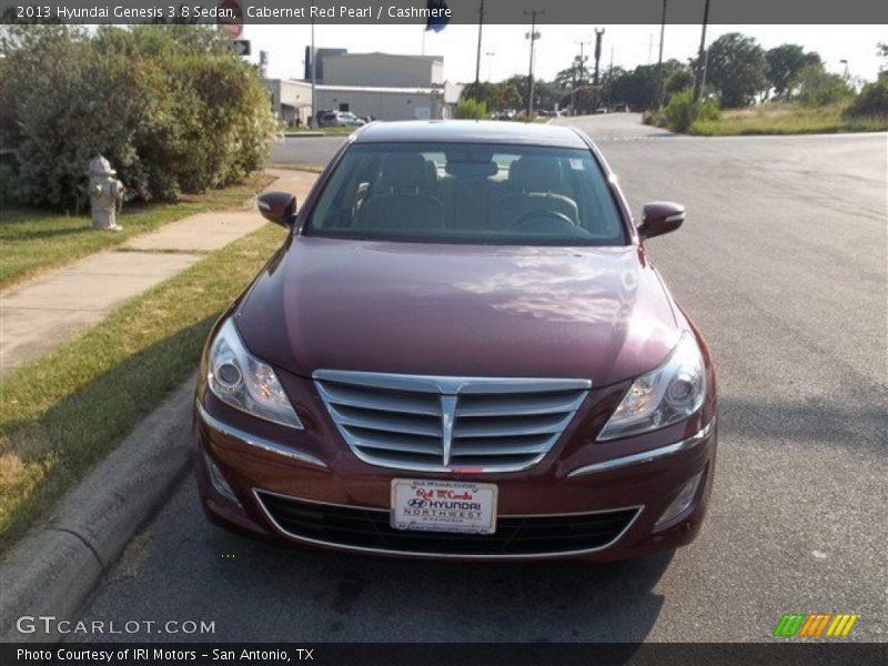 Cabernet Red Pearl / Cashmere 2013 Hyundai Genesis 3.8 Sedan