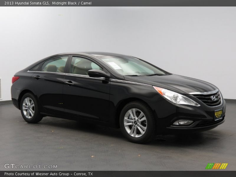 Midnight Black / Camel 2013 Hyundai Sonata GLS