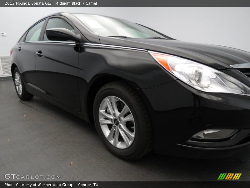 Midnight Black / Camel 2013 Hyundai Sonata GLS