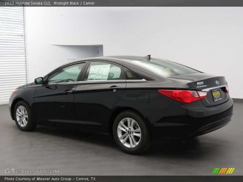 Midnight Black / Camel 2013 Hyundai Sonata GLS