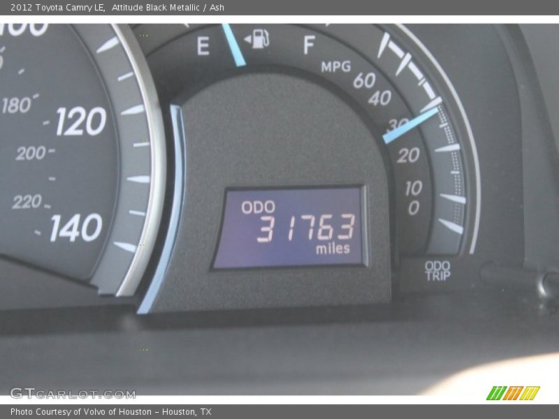 Attitude Black Metallic / Ash 2012 Toyota Camry LE