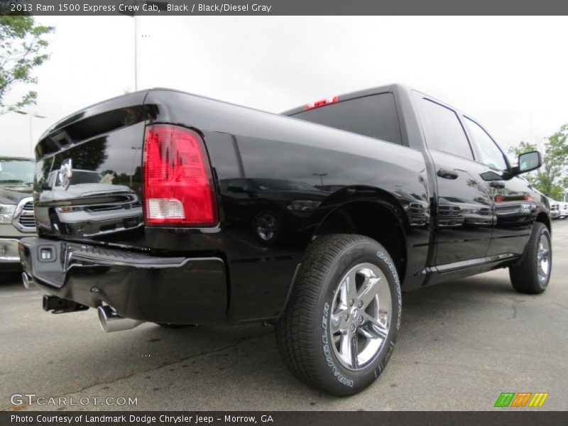 Black / Black/Diesel Gray 2013 Ram 1500 Express Crew Cab