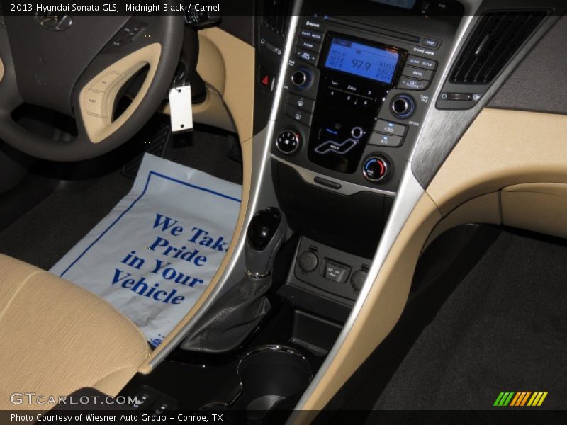 Midnight Black / Camel 2013 Hyundai Sonata GLS