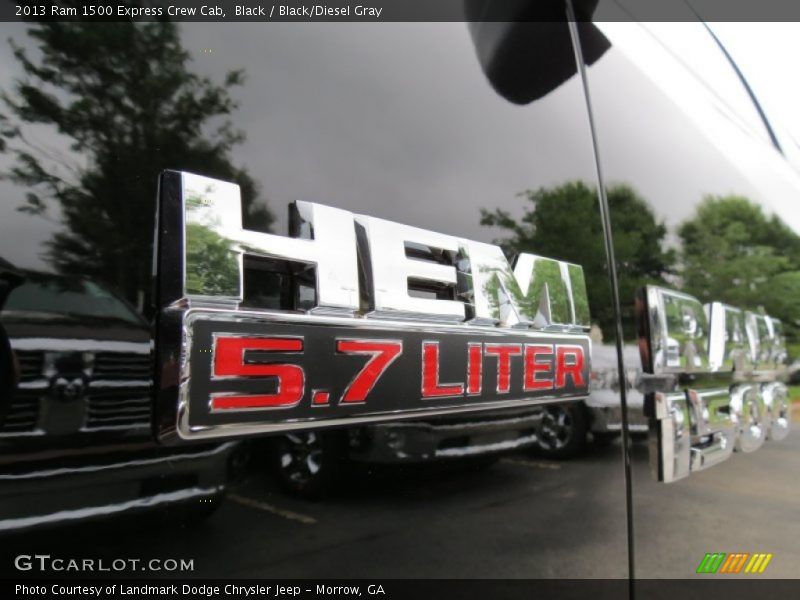 Black / Black/Diesel Gray 2013 Ram 1500 Express Crew Cab