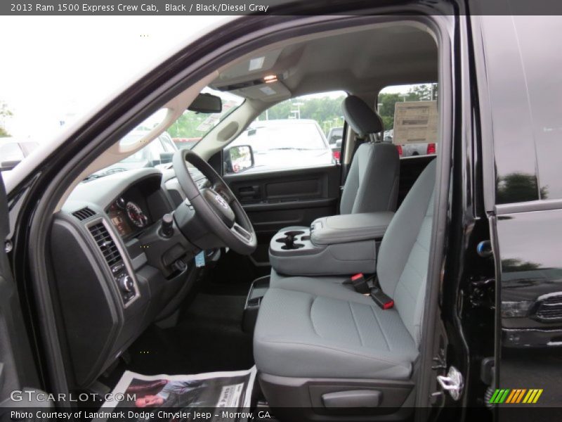 Black / Black/Diesel Gray 2013 Ram 1500 Express Crew Cab