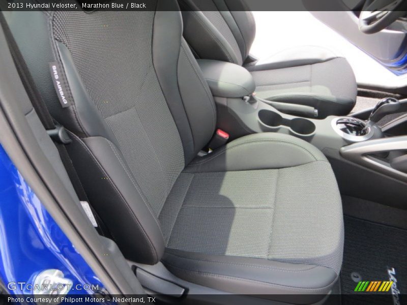Marathon Blue / Black 2013 Hyundai Veloster