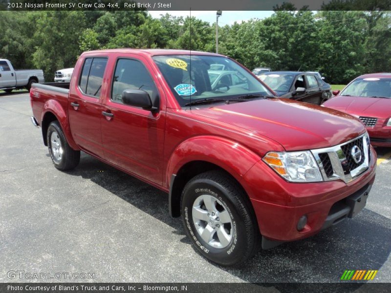 Red Brick / Steel 2012 Nissan Frontier SV Crew Cab 4x4