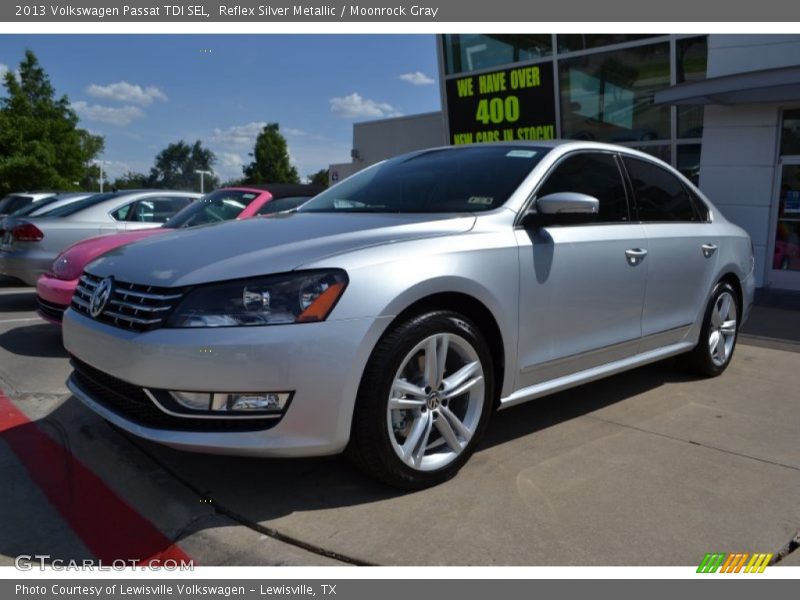 Reflex Silver Metallic / Moonrock Gray 2013 Volkswagen Passat TDI SEL