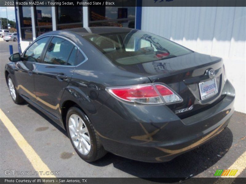 Polished Slate / Black 2012 Mazda MAZDA6 i Touring Sedan