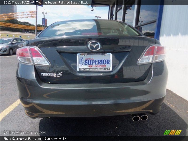 Polished Slate / Black 2012 Mazda MAZDA6 i Touring Sedan