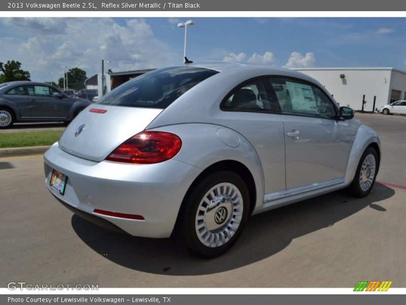 Reflex Silver Metallic / Titan Black 2013 Volkswagen Beetle 2.5L