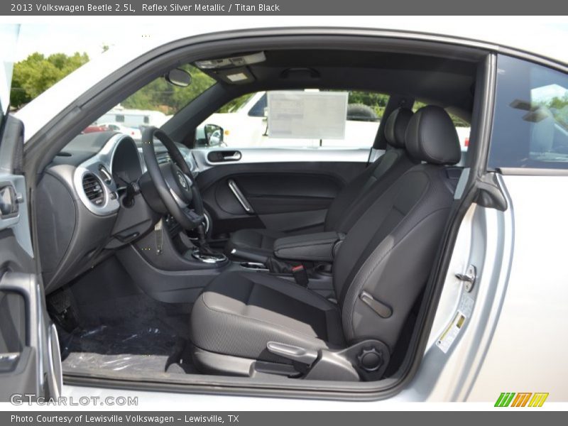 Reflex Silver Metallic / Titan Black 2013 Volkswagen Beetle 2.5L