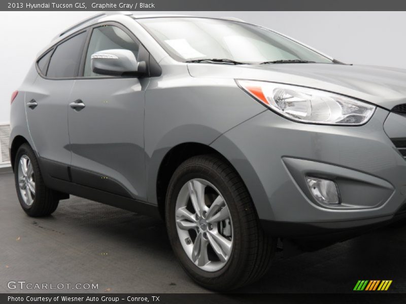 Graphite Gray / Black 2013 Hyundai Tucson GLS