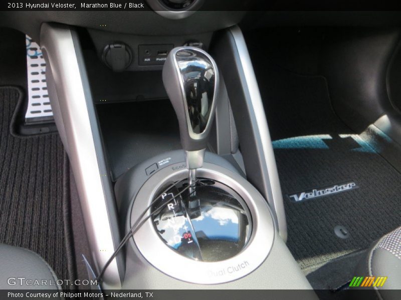 Marathon Blue / Black 2013 Hyundai Veloster