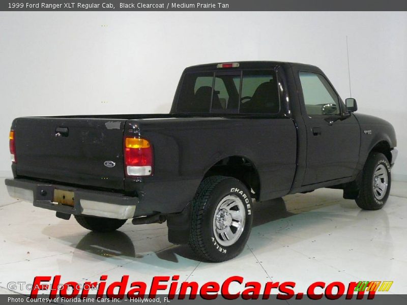 Black Clearcoat / Medium Prairie Tan 1999 Ford Ranger XLT Regular Cab