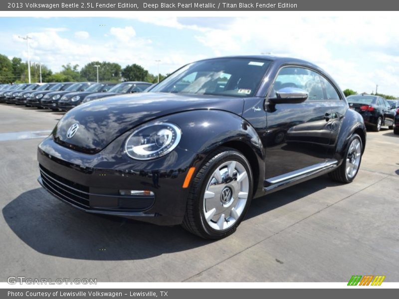 Deep Black Pearl Metallic / Titan Black Fender Edition 2013 Volkswagen Beetle 2.5L Fender Edition