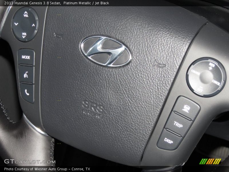 Platinum Metallic / Jet Black 2013 Hyundai Genesis 3.8 Sedan