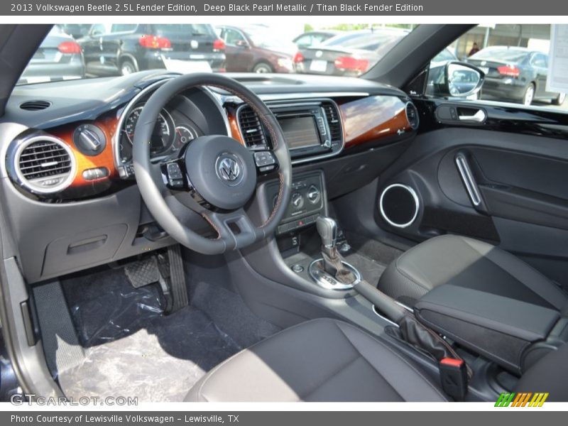 Deep Black Pearl Metallic / Titan Black Fender Edition 2013 Volkswagen Beetle 2.5L Fender Edition