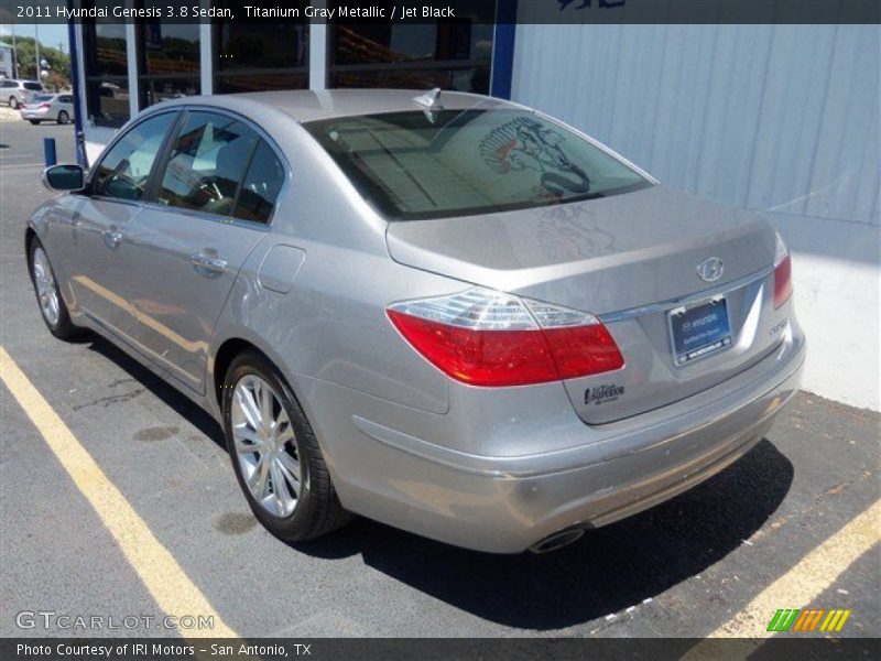 Titanium Gray Metallic / Jet Black 2011 Hyundai Genesis 3.8 Sedan