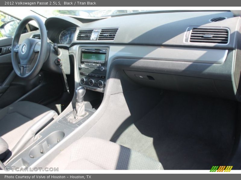 Black / Titan Black 2012 Volkswagen Passat 2.5L S
