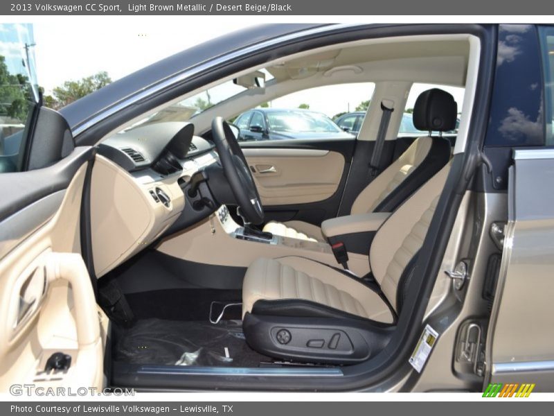 Light Brown Metallic / Desert Beige/Black 2013 Volkswagen CC Sport