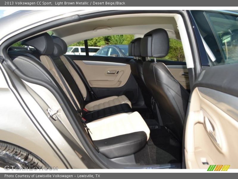 Light Brown Metallic / Desert Beige/Black 2013 Volkswagen CC Sport
