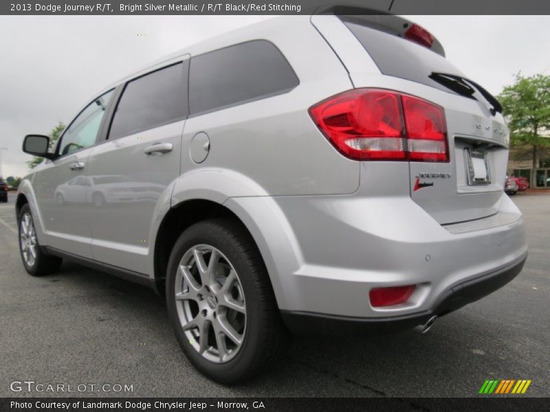 Bright Silver Metallic / R/T Black/Red Stitching 2013 Dodge Journey R/T