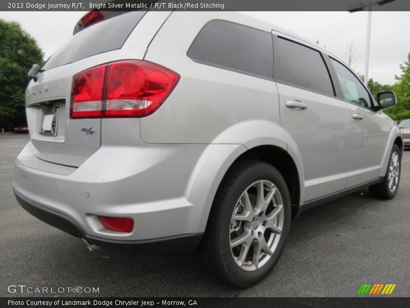 Bright Silver Metallic / R/T Black/Red Stitching 2013 Dodge Journey R/T