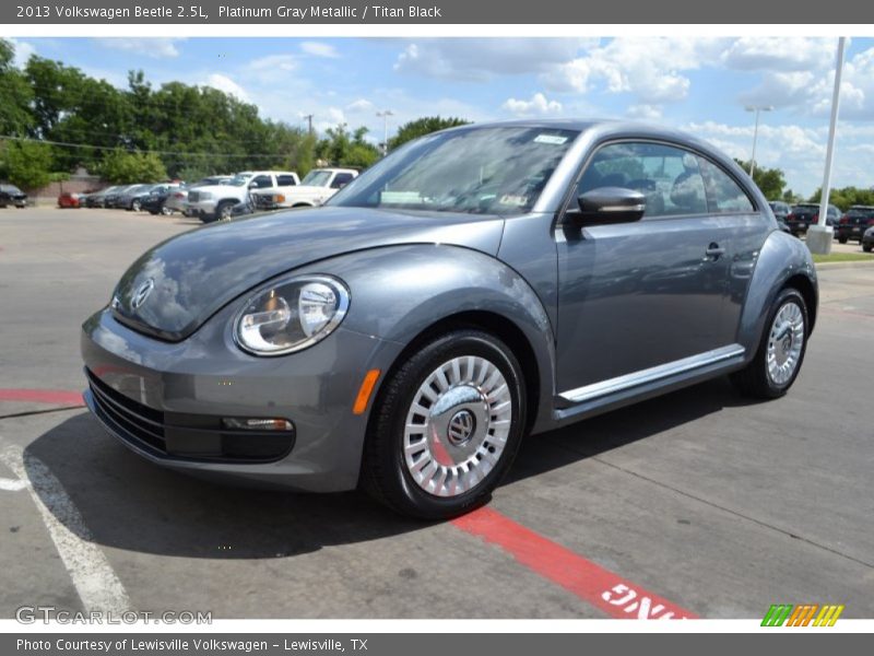 Platinum Gray Metallic / Titan Black 2013 Volkswagen Beetle 2.5L