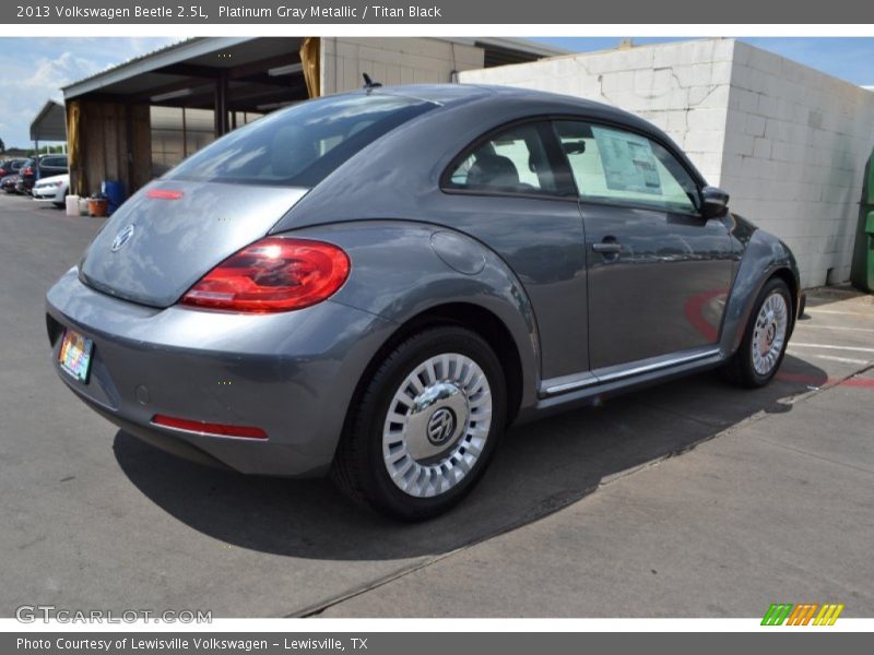 Platinum Gray Metallic / Titan Black 2013 Volkswagen Beetle 2.5L