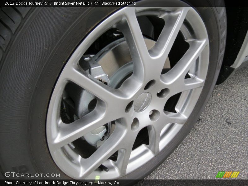 Bright Silver Metallic / R/T Black/Red Stitching 2013 Dodge Journey R/T