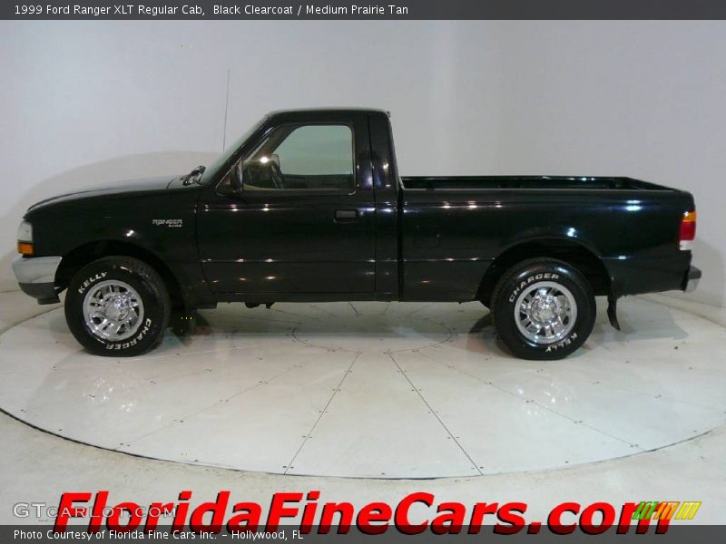 Black Clearcoat / Medium Prairie Tan 1999 Ford Ranger XLT Regular Cab