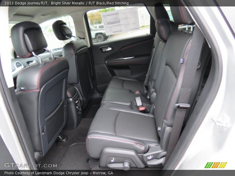 Bright Silver Metallic / R/T Black/Red Stitching 2013 Dodge Journey R/T