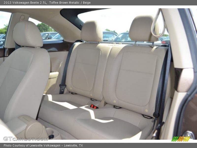 Toffee Brown Metallic / Beige 2013 Volkswagen Beetle 2.5L