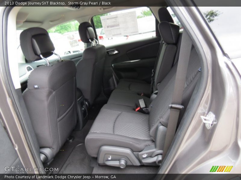 Storm Gray Pearl / Black 2013 Dodge Journey SXT Blacktop