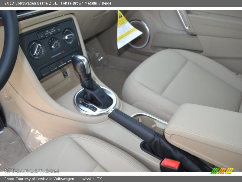 Toffee Brown Metallic / Beige 2013 Volkswagen Beetle 2.5L
